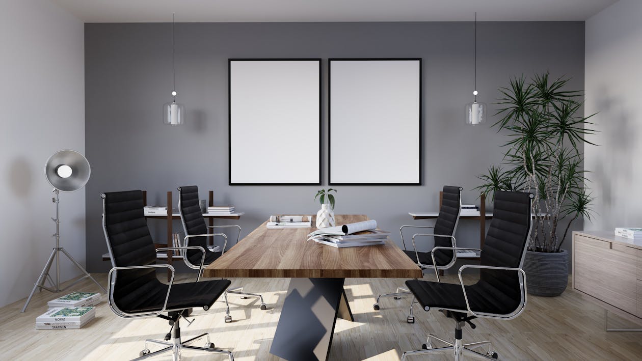 Interior modern d'una funeraria professional